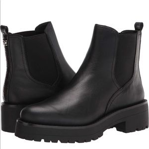 Sam Edelman womens justina leather ankle chelsea boots, size 8 waterproof
